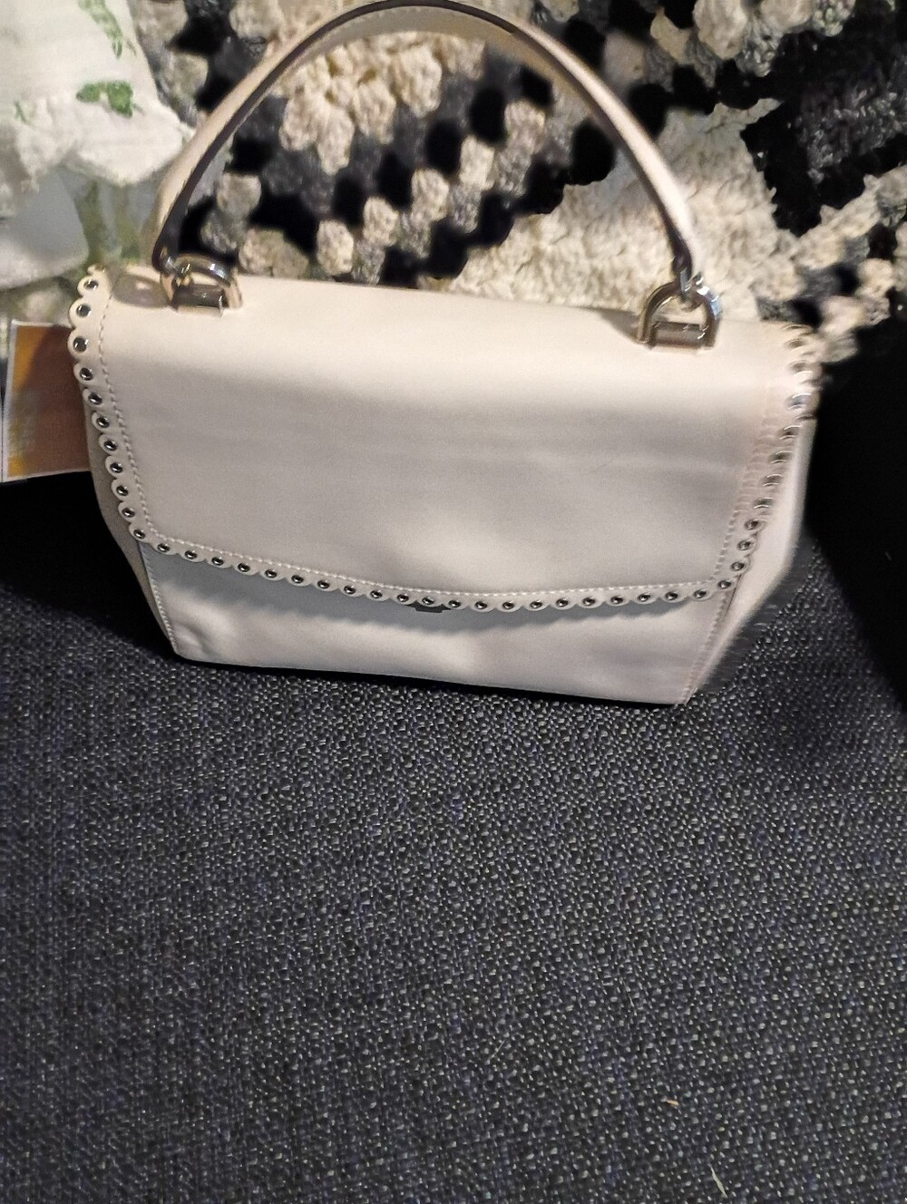 Michael Kors Optic White  Ava Top-Handle Women's Satchel